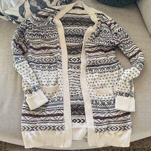 Abercrombie & Fitch Multicolor Patterned Cardigan